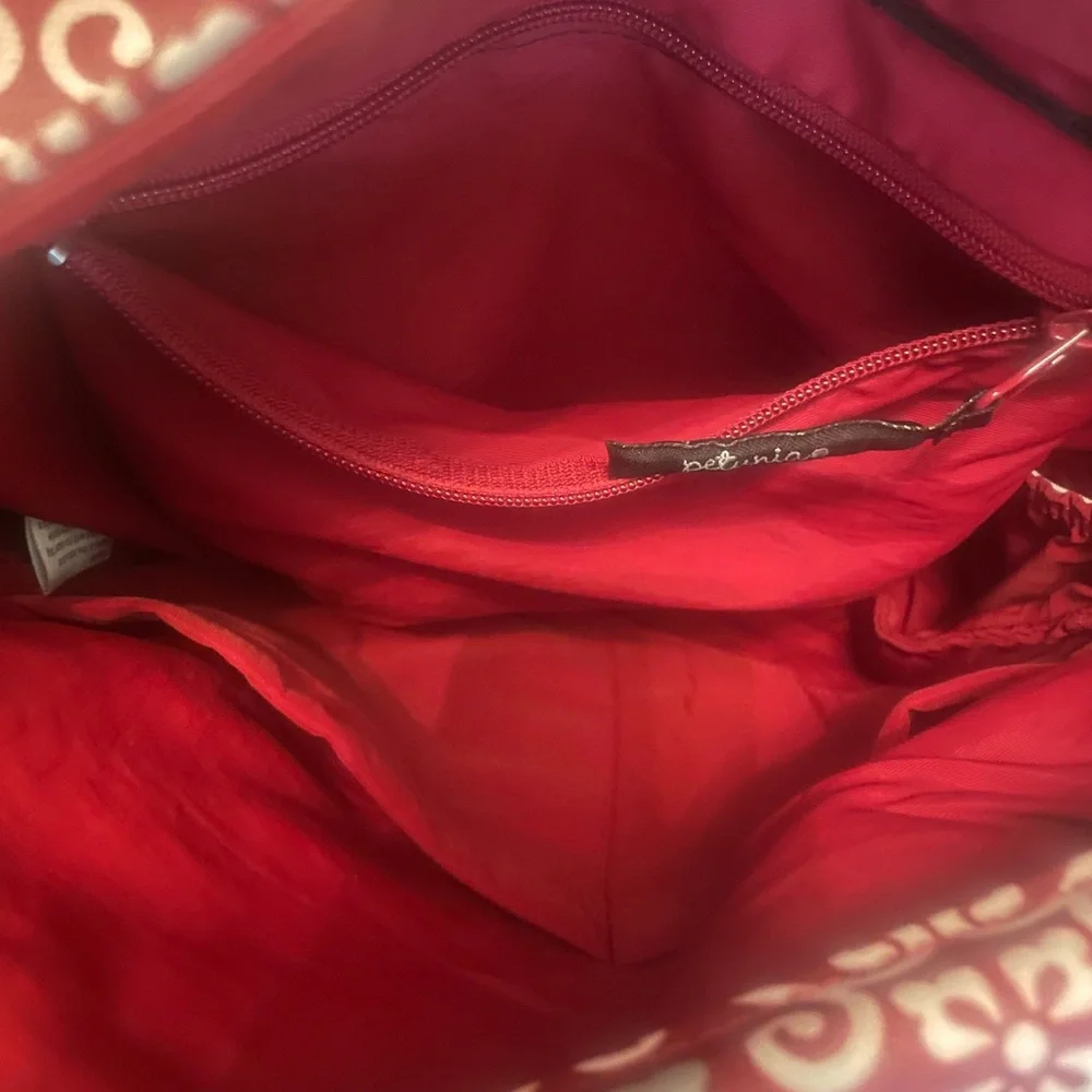 Petunia Pickle Bottom Boxy Backpack Diaper Bag Red Gray